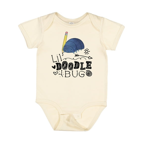 Inktastic Lil Doodle Bug Cute Artist Boys or Girls Baby Bodysuit