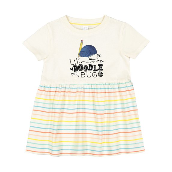 Inktastic Lil Doodle Bug Cute Artist Girls Baby Dress