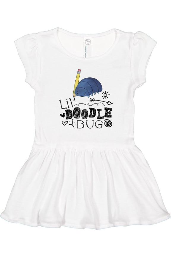 Lil Doodle Bug Cute Artist Girls Toddler Dress