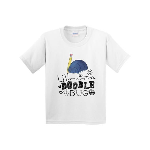 Inktastic Lil Doodle Bug Cute Artist Youth T-Shirt