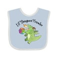 thumbnail image 1 of Inktastic Lil' Dungeon Crawler Cute Dragon Boys or Girls Baby Bib, 1 of 4