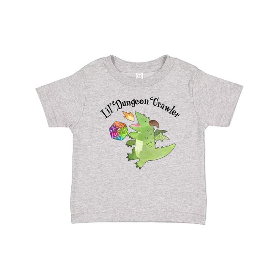 Inktastic Lil' Dungeon Crawler Cute Dragon Boys or Girls Baby T-Shirt