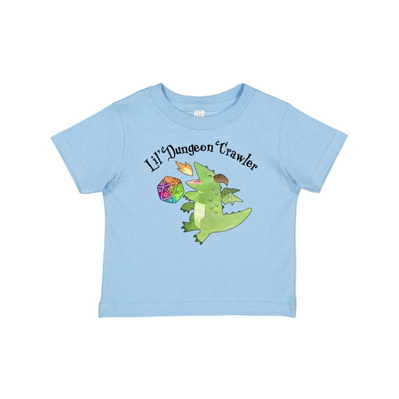 Inktastic Lil' Dungeon Crawler Cute Dragon Boys or Girls Baby T-Shirt