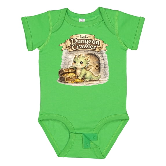 Inktastic Lil Dungeon Dragon Boys or Girls Baby Bodysuit