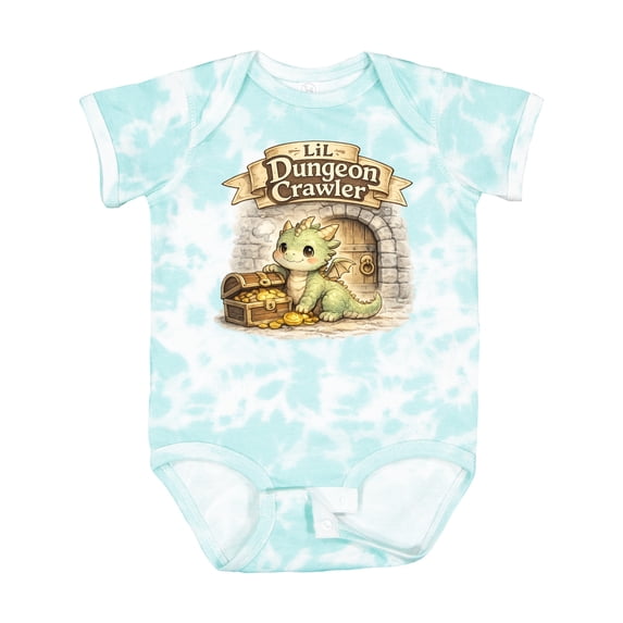 Inktastic Lil Dungeon Dragon Boys or Girls Baby Bodysuit