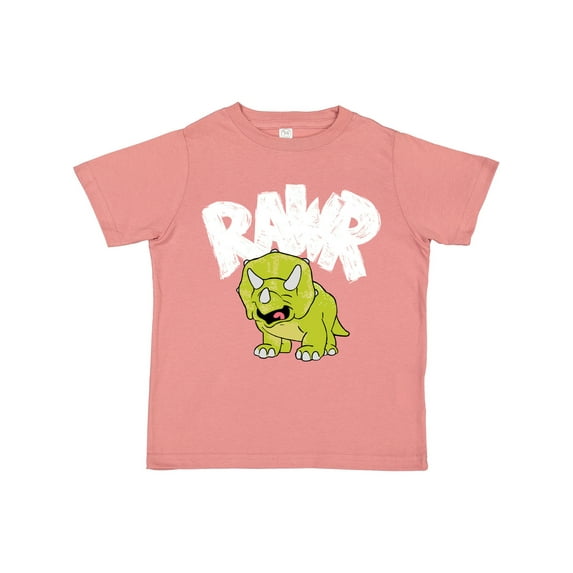 Inktastic Lil' Green Triceratops Rawr Boys or Girls Toddler T-Shirt