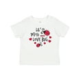 thumbnail image 1 of Inktastic Lil Miss Love Bug with Lady Bug and Hearts Girls Baby T-Shirt, 1 of 5