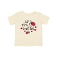 thumbnail image 1 of Inktastic Lil Miss Love Bug with Lady Bug and Hearts Girls Baby T-Shirt, 1 of 5