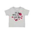 thumbnail image 1 of Inktastic Lil Miss Love Bug with Lady Bug and Hearts Girls Toddler T-Shirt, 1 of 5