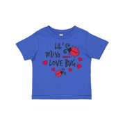 Inktastic Lil Miss Love Bug with Lady Bug and Hearts Girls Toddler T-Shirt
