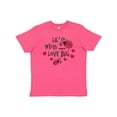 thumbnail image 1 of Inktastic Lil Miss Love Bug with Lady Bug and Hearts Youth T-Shirt, 1 of 5