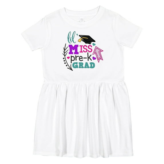 Inktastic Lil Miss Pre-k Grad with Arrows Girls Toddler Dress