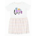thumbnail image 1 of Inktastic Lil Miss Pre K with Arrows and Hearts Girls Toddler Dress, 1 of 5