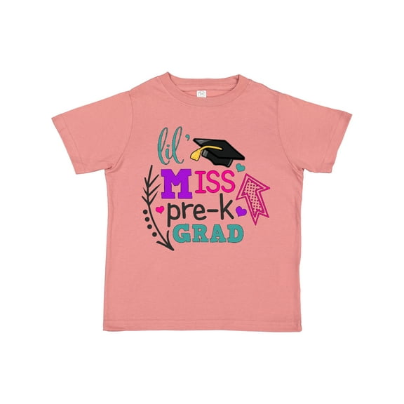 Inktastic Lil Miss Pre-k Grad with Arrows Girls Toddler T-Shirt