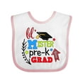thumbnail image 1 of Inktastic Lil Mister Pre-K Grad with Arrows Boys Baby Bib, 1 of 4