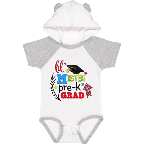 Inktastic Lil Mister Pre-K Grad with Arrows Boys Baby Bodysuit
