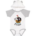 thumbnail image 1 of Inktastic Lil' Pirate Pirate Ship, Pink Bandana Boys or Girls Baby Bodysuit, 1 of 5