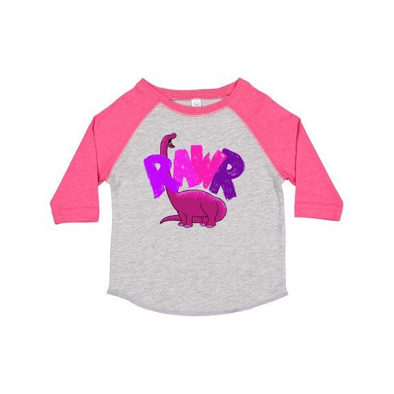 Inktastic Lil' Purple Bronto Rawr Boys or Girls Toddler T-Shirt