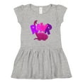 thumbnail image 1 of Inktastic Lil' Purple Bronto Rawr Girls Toddler Dress, 1 of 5
