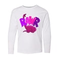 thumbnail image 1 of Inktastic Lil' Purple Bronto Rawr Long Sleeve Youth T-Shirt, 1 of 5
