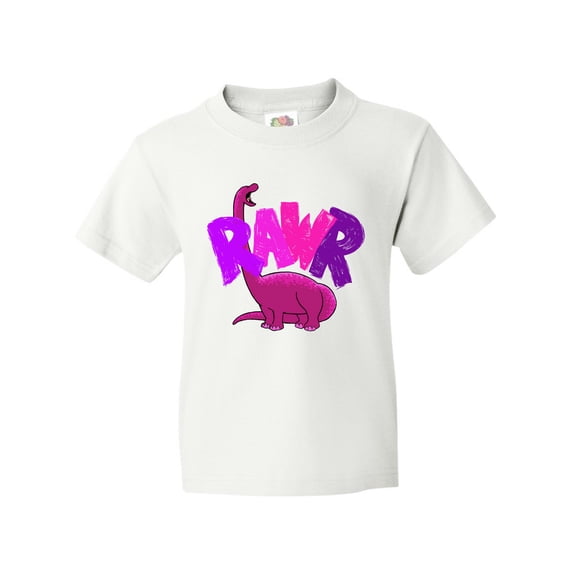 Inktastic Lil' Purple Bronto Rawr Youth T-Shirt