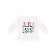 thumbnail image 1 of Inktastic Lil Sis Girls Sister Announcement Gift Girls Long Sleeve Toddler T-Shirt, 1 of 5