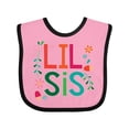 thumbnail image 1 of Inktastic Lil Sis Girls Sister Announcement Girls Baby Bib, 1 of 4