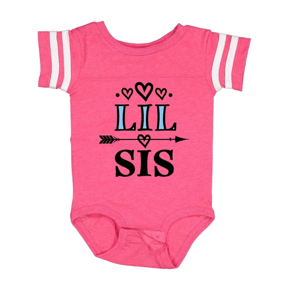 Inktastic Lil Sis Girls Sister Announcement Girls Baby Bodysuit