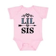 thumbnail image 1 of Inktastic Lil Sis Girls Sister Announcement Girls Baby Bodysuit, 1 of 5