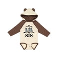 thumbnail image 1 of Inktastic Lil Sis Girls Sister Announcement Girls Long Sleeve Baby Bodysuit, 1 of 5