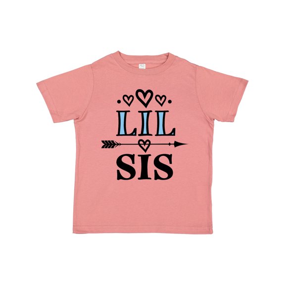 Inktastic Lil Sis Girls Sister Announcement Girls Toddler T-Shirt