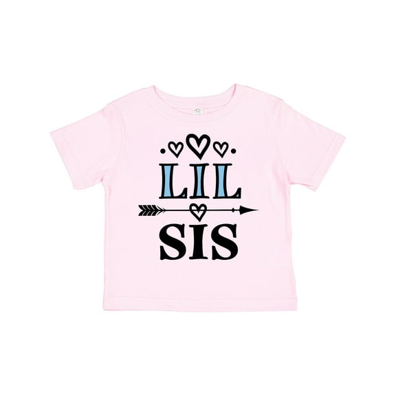 Inktastic Lil Sis Girls Sister Announcement Girls Toddler T-Shirt
