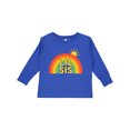 thumbnail image 1 of Inktastic Lil Sis Rainbow Sun Design Boys or Girls Long Sleeve Toddler T-Shirt, 1 of 5