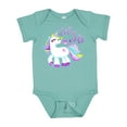 thumbnail image 1 of Inktastic Lil Sis Unicorn Little Sister Girls Baby Bodysuit, 1 of 5