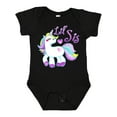 thumbnail image 1 of Inktastic Lil Sis Unicorn Little Sister Girls Baby Bodysuit, 1 of 5