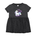thumbnail image 1 of Inktastic Lil Sis Unicorn Little Sister Girls Baby Dress, 1 of 5