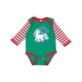thumbnail image 1 of Inktastic Lil Sis Unicorn Little Sister Girls Long Sleeve Baby Bodysuit, 1 of 5