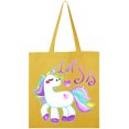 thumbnail image 1 of Inktastic Lil Sis Unicorn- Little Sister Tote Bag, 1 of 3