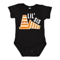 thumbnail image 1 of Inktastic Lil Sis with Construction Cones Girls Baby Bodysuit, 1 of 5