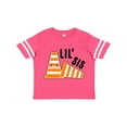 thumbnail image 1 of Inktastic Lil Sis with Construction Cones Girls Toddler T-Shirt, 1 of 5