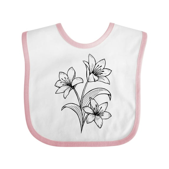 Inktastic Lily Boys or Girls Baby Bib