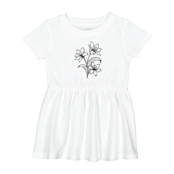 Inktastic Lily Girls Baby Dress