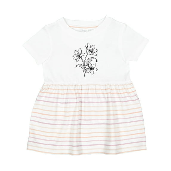 Inktastic Lily Girls Baby Dress