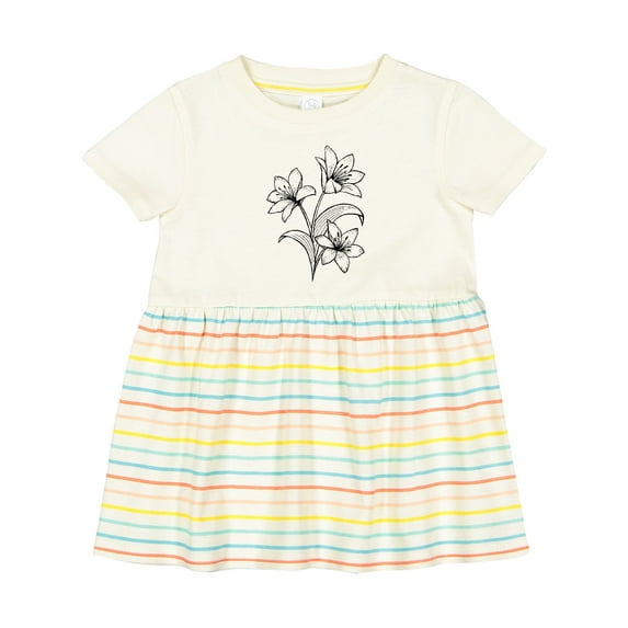 Inktastic Lily Girls Baby Dress