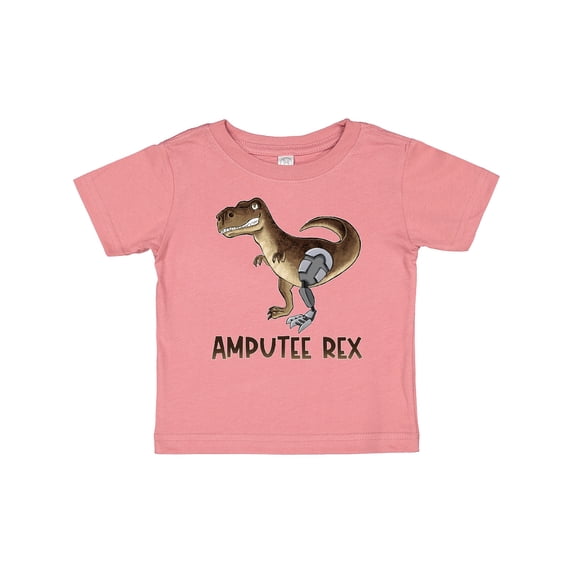 Inktastic Limb Loss Awareness Amputee Rex with Prosthetic Leg Boys or Girls Baby T-Shirt