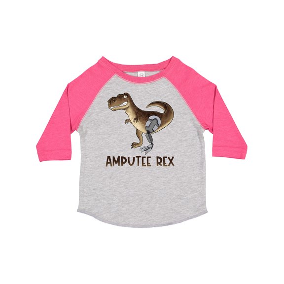 Inktastic Limb Loss Awareness Amputee Rex with Prosthetic Leg Boys or Girls Toddler T-Shirt
