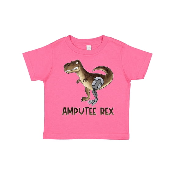 Inktastic Limb Loss Awareness Amputee Rex with Prosthetic Leg Boys or Girls Toddler T-Shirt
