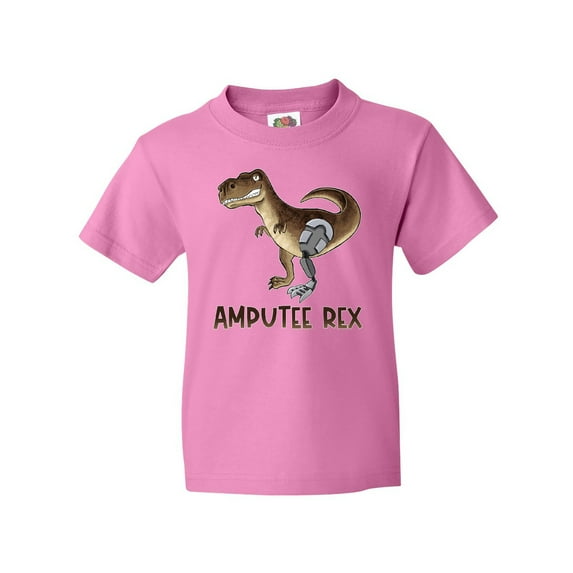 Inktastic Limb Loss Awareness Amputee Rex with Prosthetic Leg Youth T-Shirt