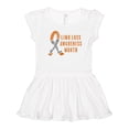 thumbnail image 1 of Inktastic Limb Loss Awareness Prosthetic Leg and Arm Orange Ribbon Girls Toddler Dress, 1 of 5