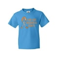 thumbnail image 1 of Inktastic Limb Loss Awareness Prosthetic Leg and Arm Orange Ribbon Youth T-Shirt, 1 of 5